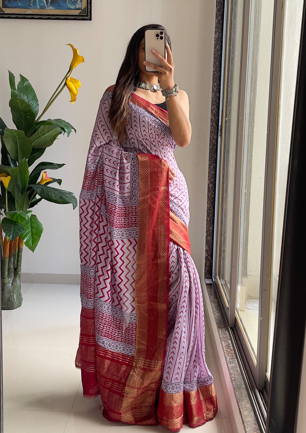 ASSAM SILK NATURAL CELLULOSE NYLON AND VISCOSE ZARI WEAVING GREY SAREE