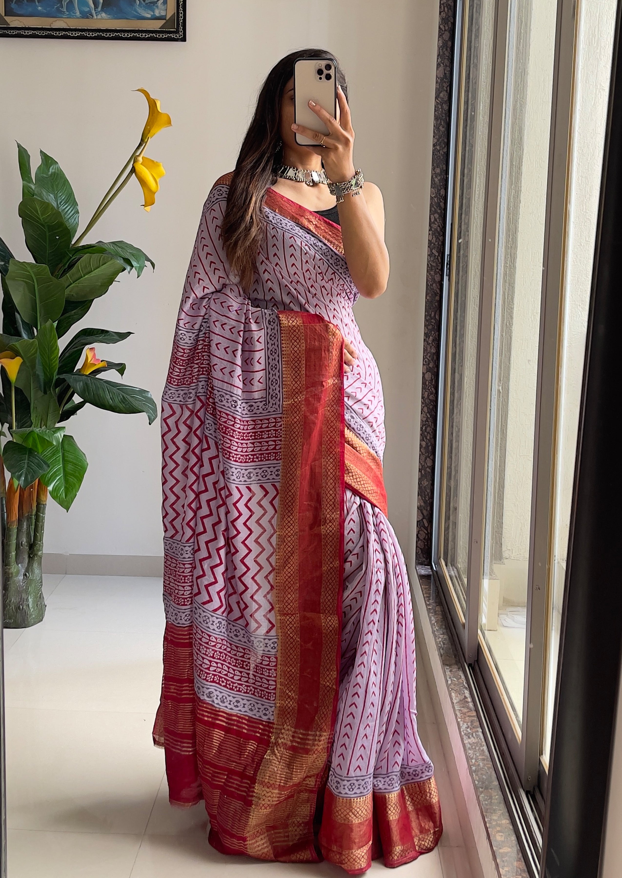 ASSAM SILK NATURAL CELLULOSE NYLON AND VISCOSE ZARI WEAVING GREY SAREE