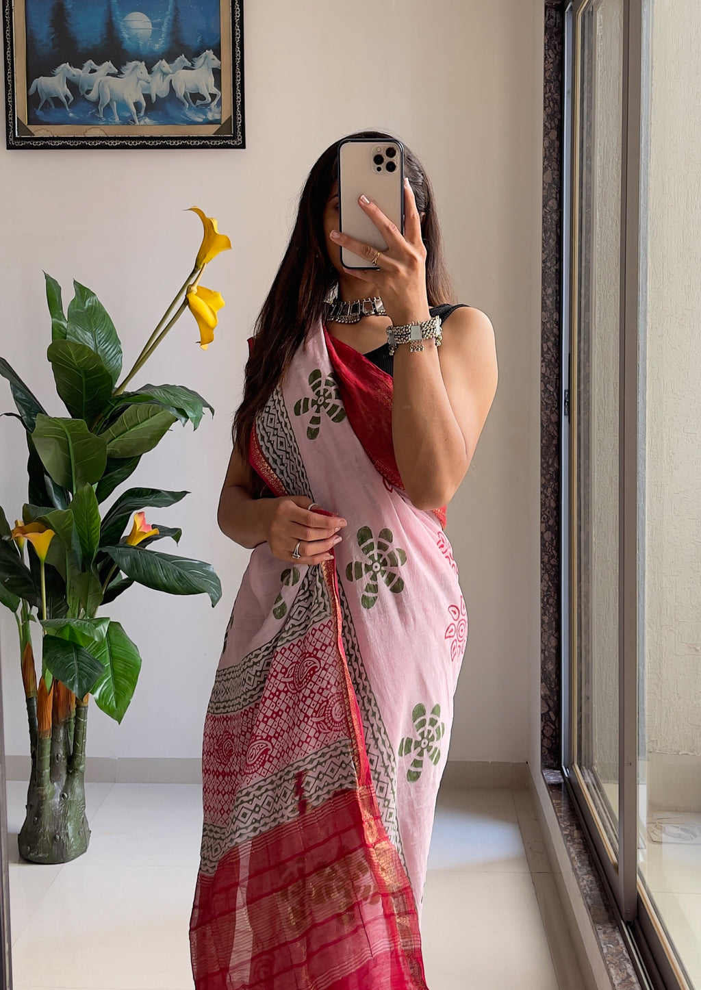 ASSAM SILK NATURAL CELLULOSE NYLON AND VISCOSE ZARI WEAVING PINK SAREE