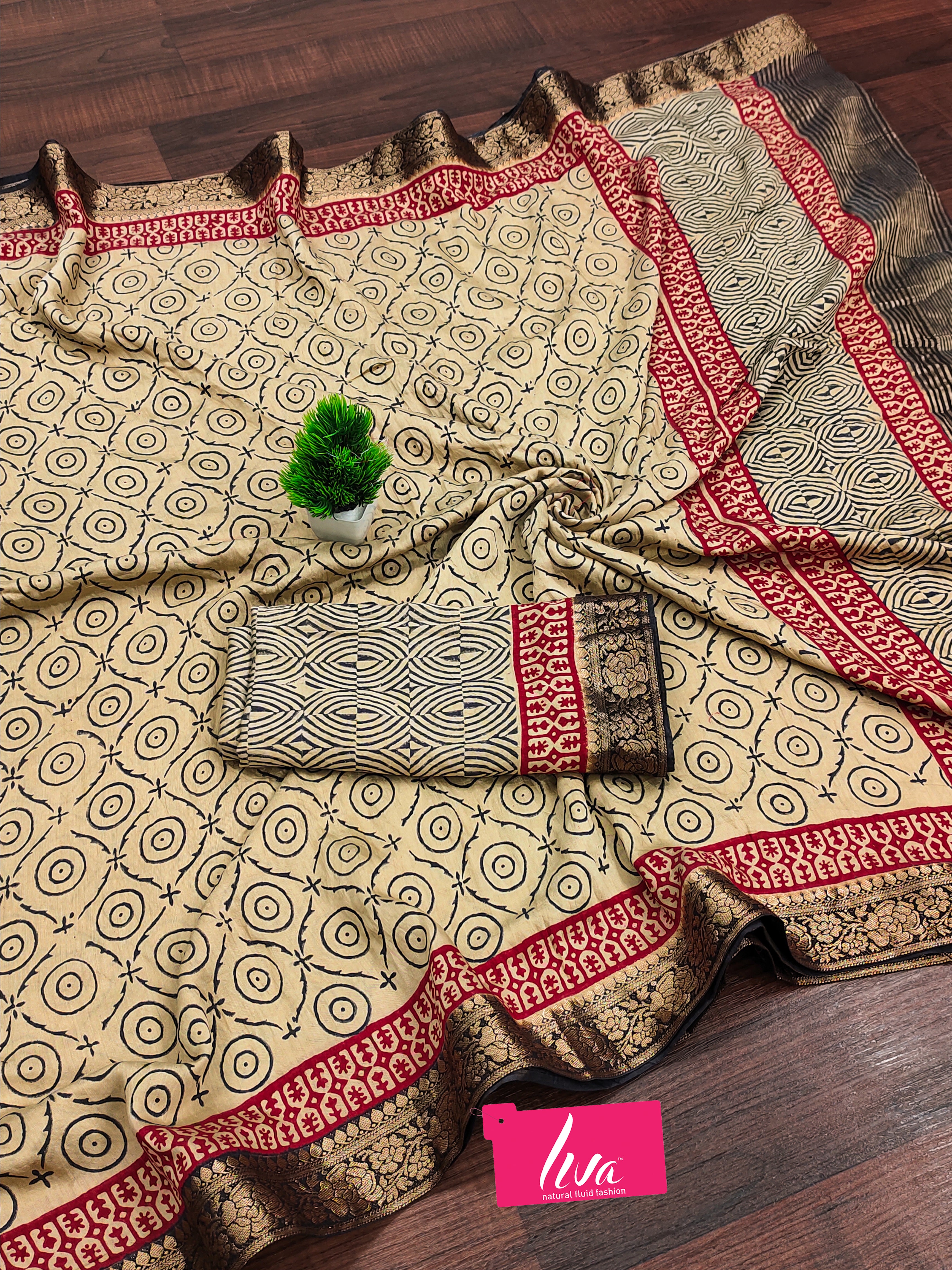 ASSAM SILK NATURAL CELLULOSE NYLON AND VISCOSE ZARI WEAVING BEIGE SAREE