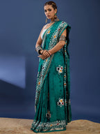 BATIK4 MODAL VISCOSE BLAND WITH MUSTRISE COTTON SOFT SILK SAREE