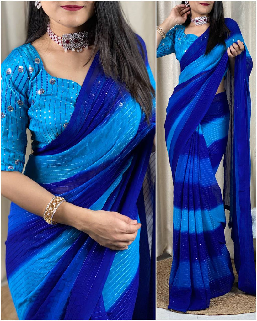 Georgette saree