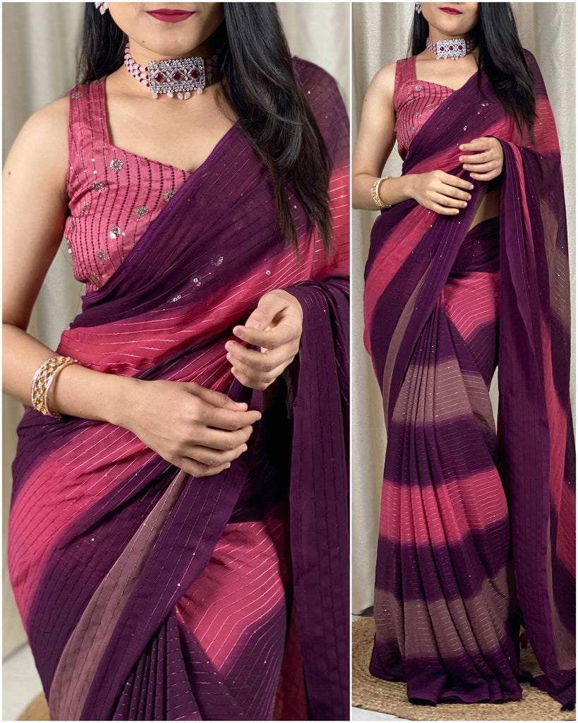 Georgette saree