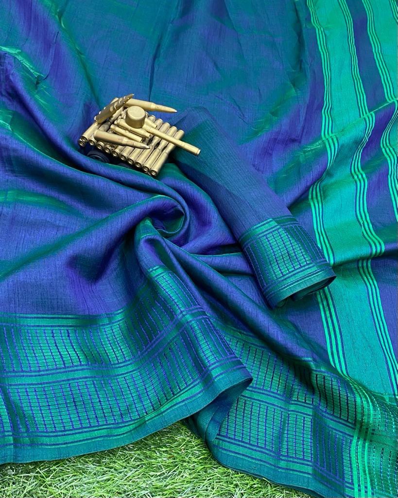 Bamboo silk saree