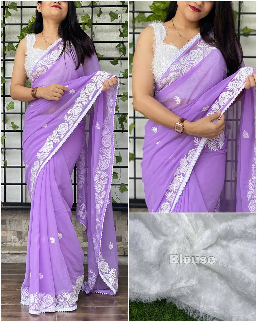 Georgette saree