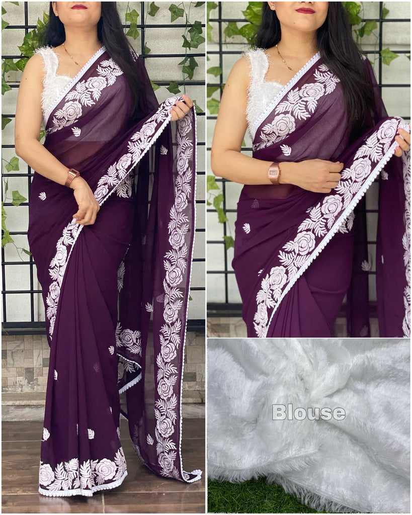 Georgette saree