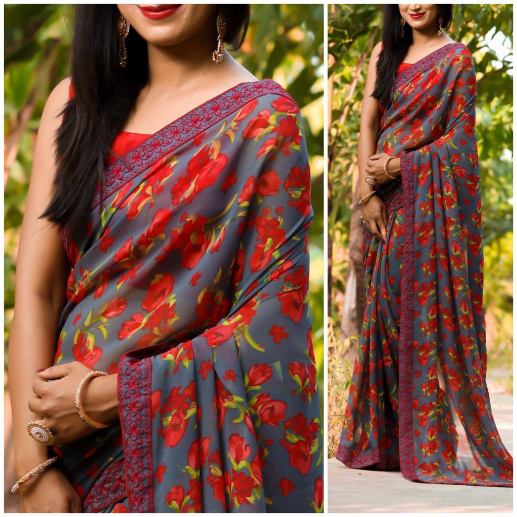 Georgette saree