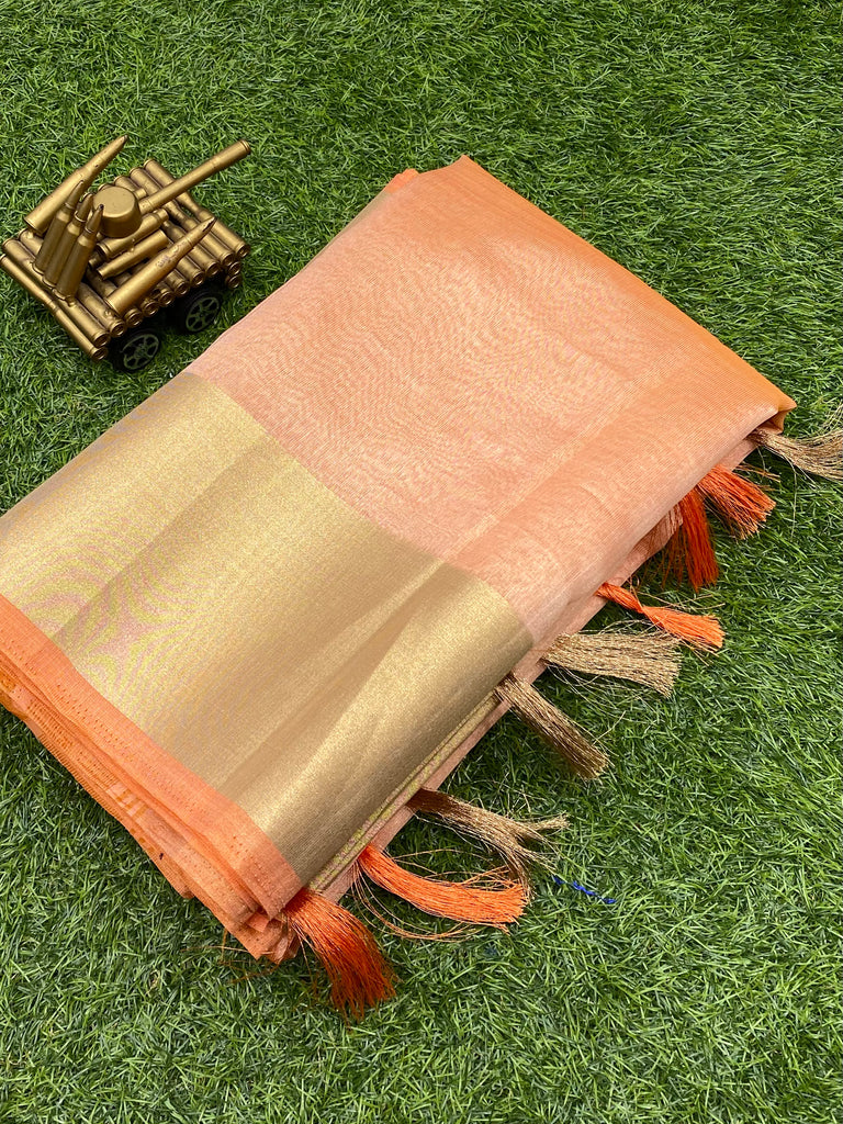 Organza silk saree