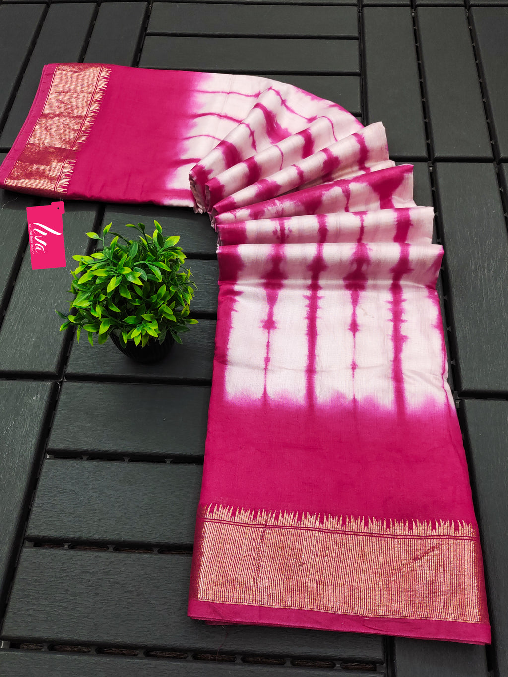 SELFI15 PRIMUM ASSAM SILK NECHRAL SOFT MATIRYAL MEGENTA SAREE