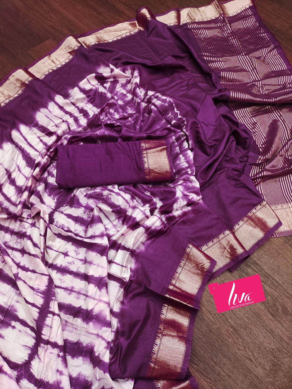 SELFI15 PRIMUM ASSAM SILK NECHRAL SOFT MATIRYAL PURPLE SAREE