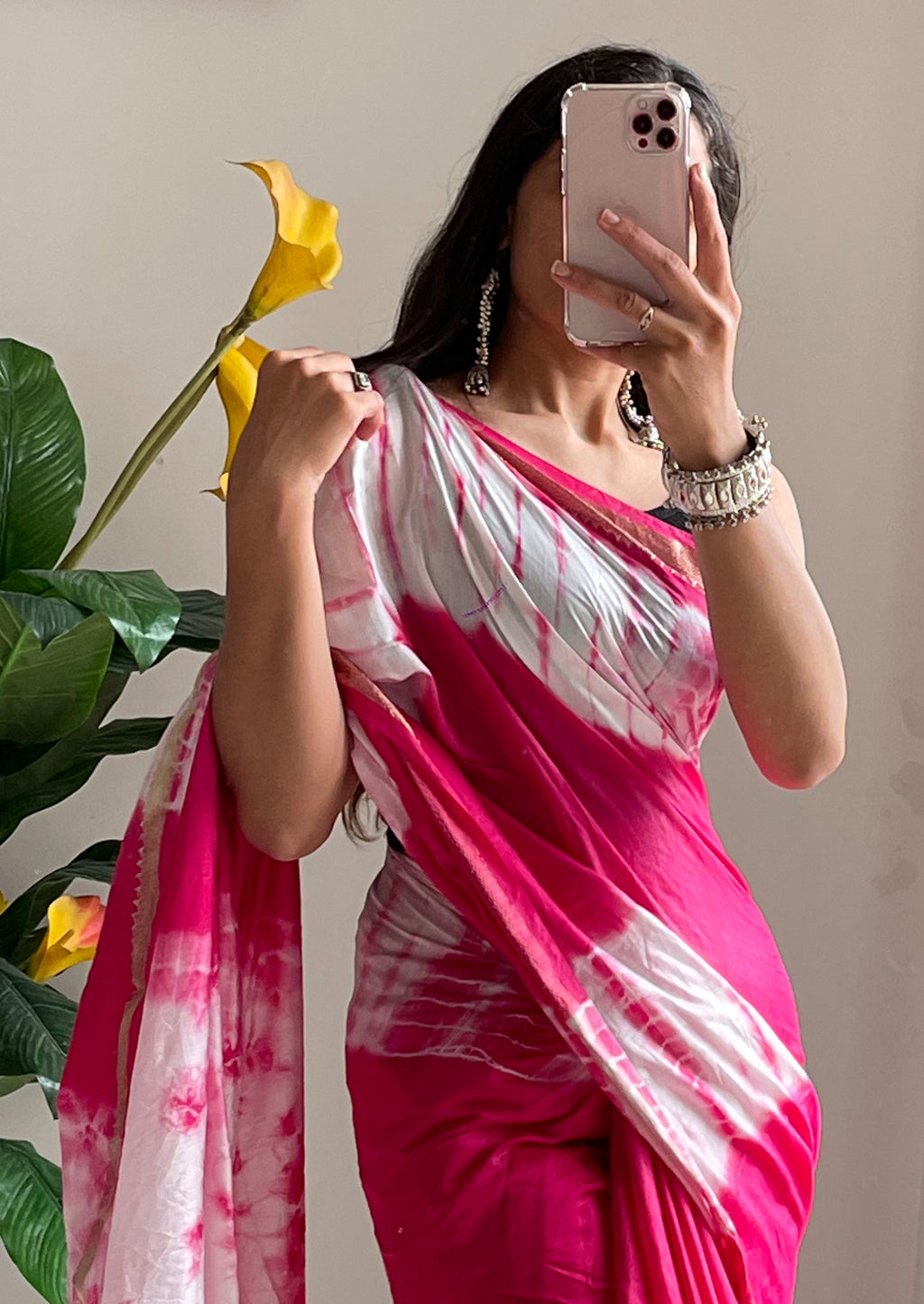 SELFI32 PRIMIUM MASLIN SILK NECHRAL SOFT MATIRYAL JACQUARD BORDER PINK SAREE