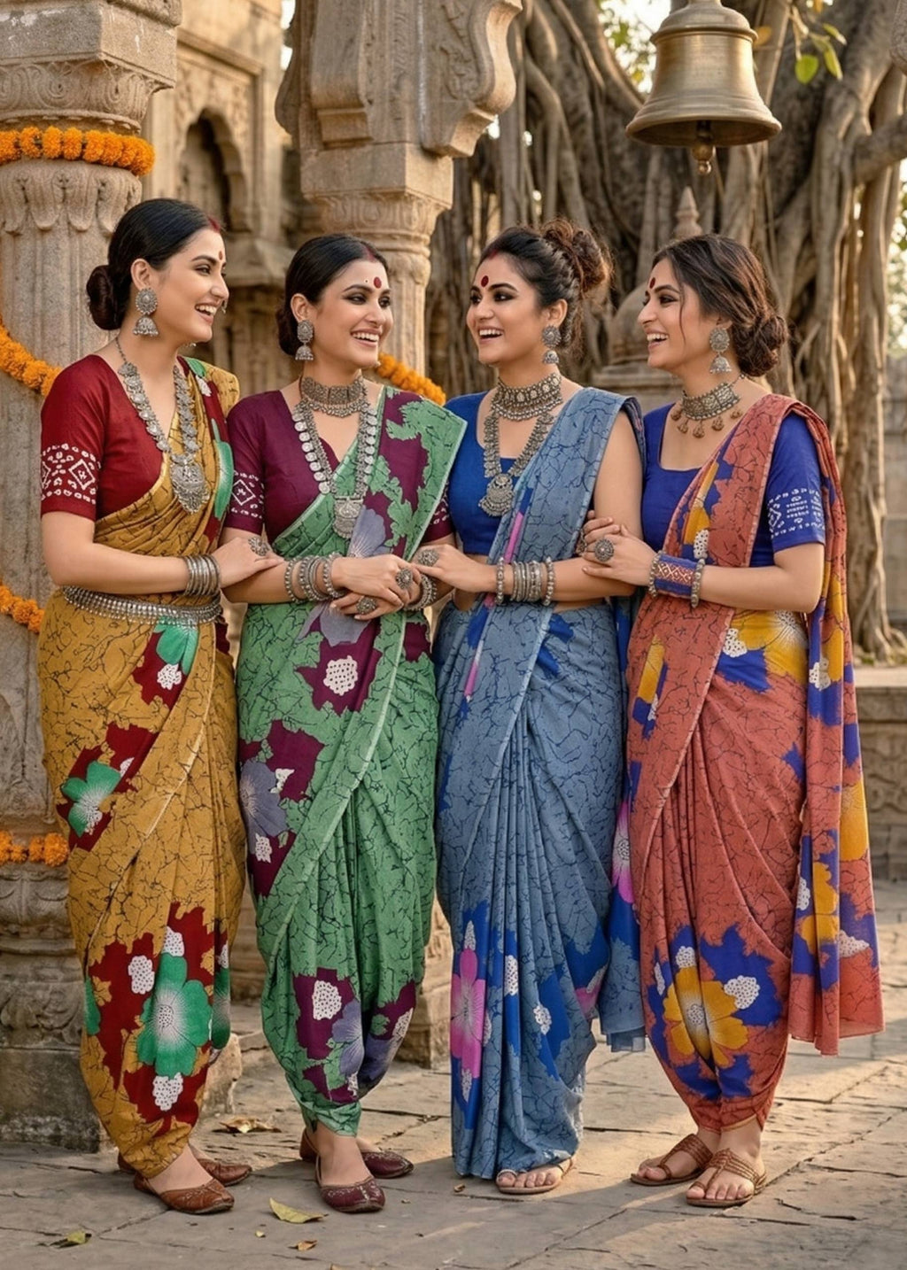 SOFT MULMUL COTTON GREEN SAREE WITH BLOUSE
