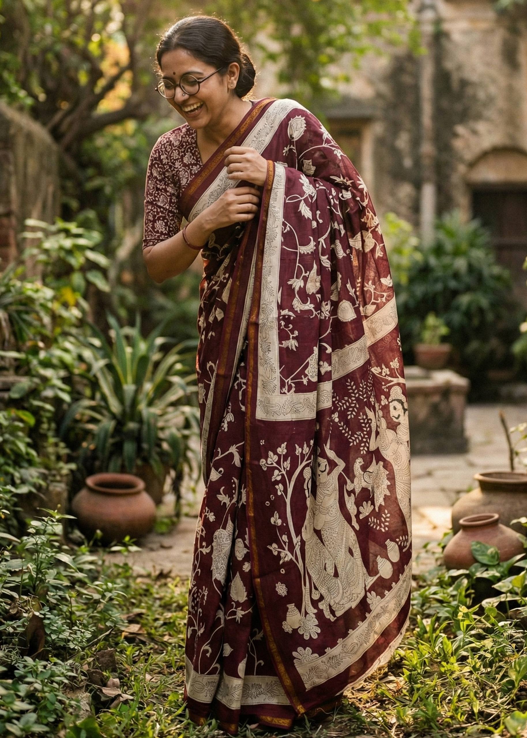 SOFT MASLIN  MULMUL COTTON WITH HEVY ZARI BORDER SAREE WITH BLOUSE