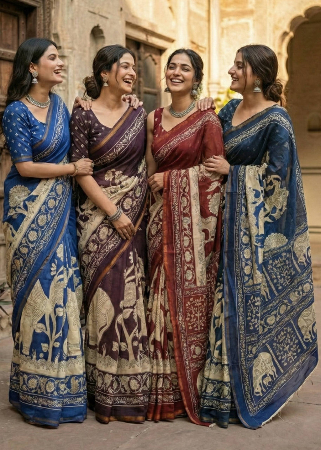SOFT MASLIN COTTON WITH HEVY ZARI BORDER BLUE SAREE WITH BLOUSE