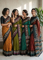 PURE MULMUL COTTON HANDCRAFTED BATIK PRINT MAROON SAREE WITH BLOUSE