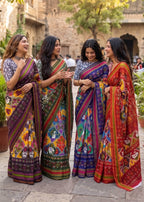 MULMUL SOFT MASLIN COTTON WITH HEVY ZARI BODAR RED SAREE WITH BLOUSE