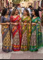 MULMUL SOFT MASLIN COTTON WITH HEVY ZARI BODAR MULTICOLOR SAREE WITH BLOUSE