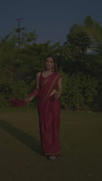 MULMUL PURE SOFT COTTON FANCY BAGRU BLOCK PRINT MEHANDI GREEN SAREE WITH BLOUSE