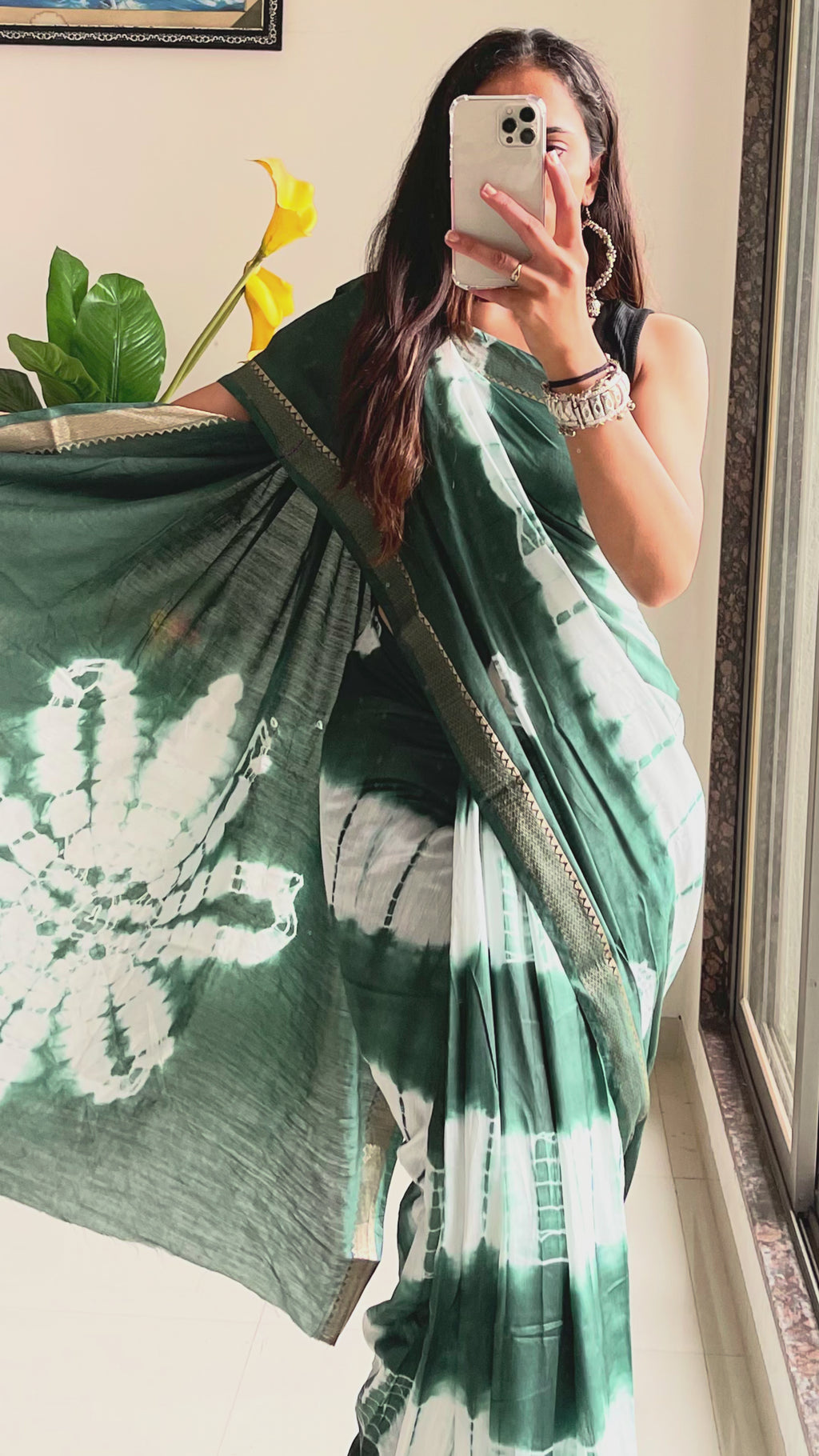 SELFI32 PRIMIUM MASLIN SILK NECHRAL SOFT MATIRYAL JACQUARD BORDER GREEN SAREE