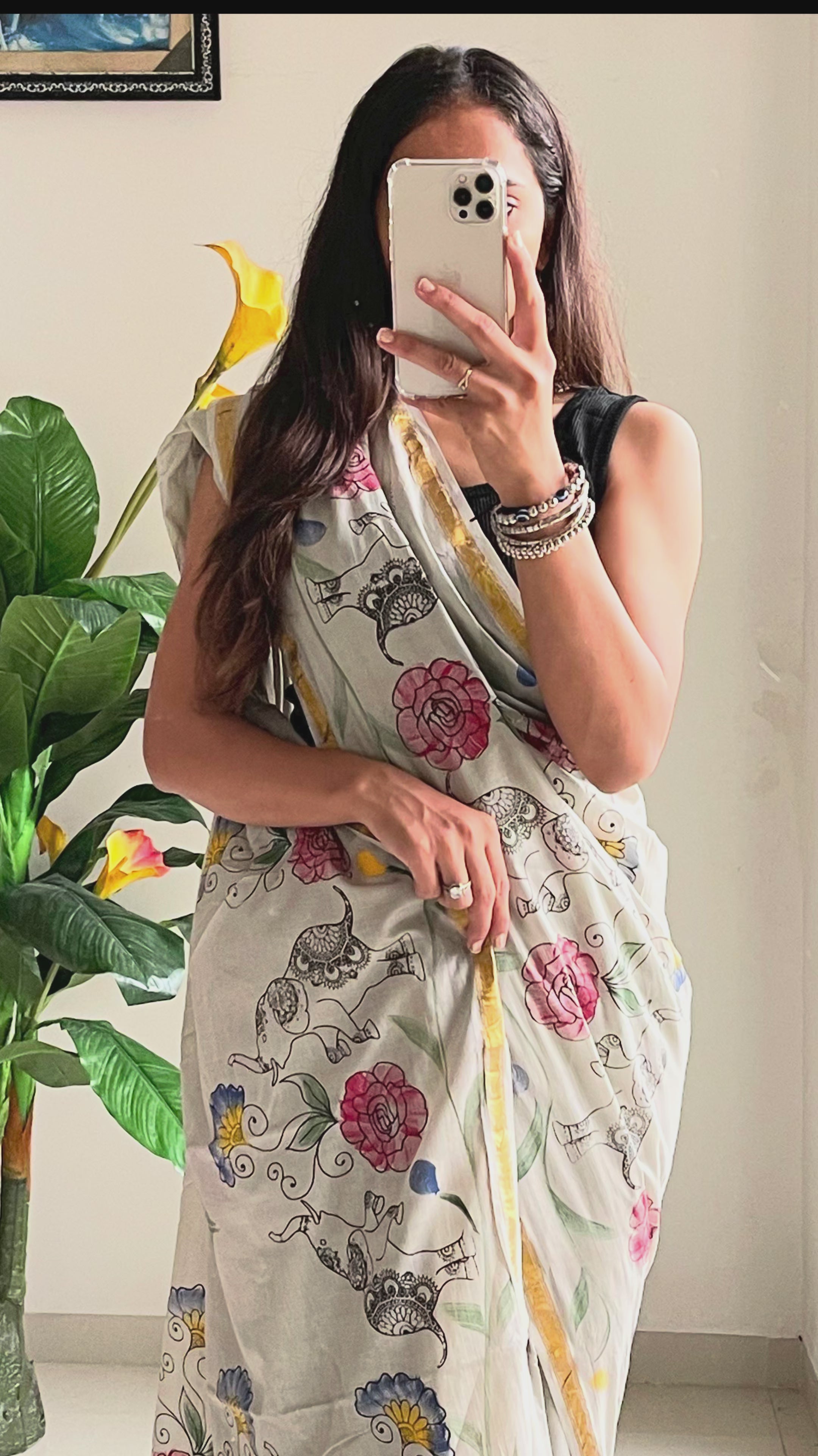 SELFI30 SOFT MASLIN COTTON WITH HEVY ZARI BODAR GREY SAREE