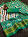 Kranti ikkat style cotton saree