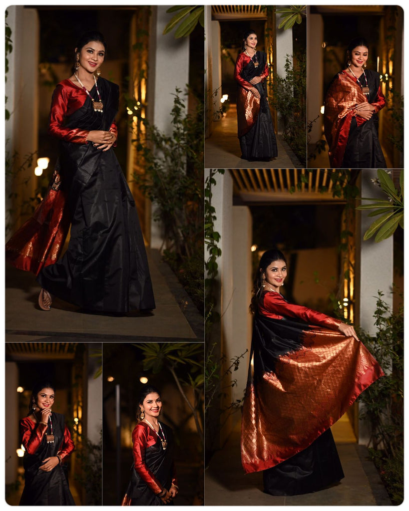 Rich Pallu and Jacquard Work Saree 098