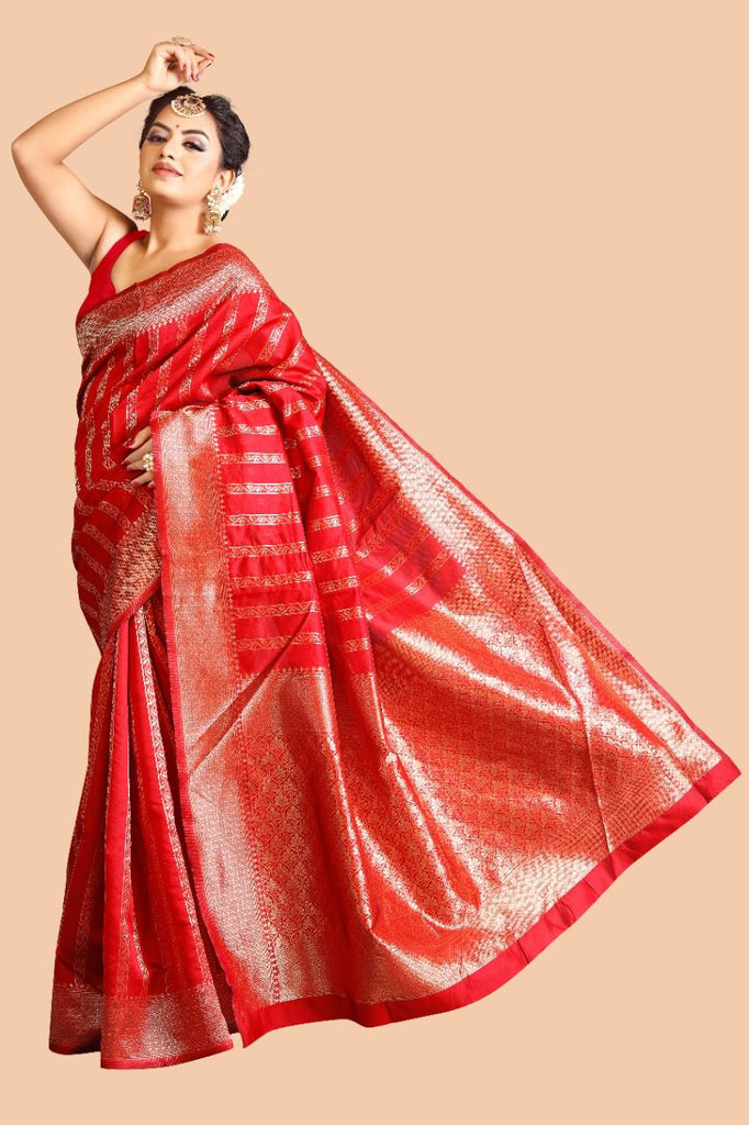 Rich Pallu and Jacqured work saree 031