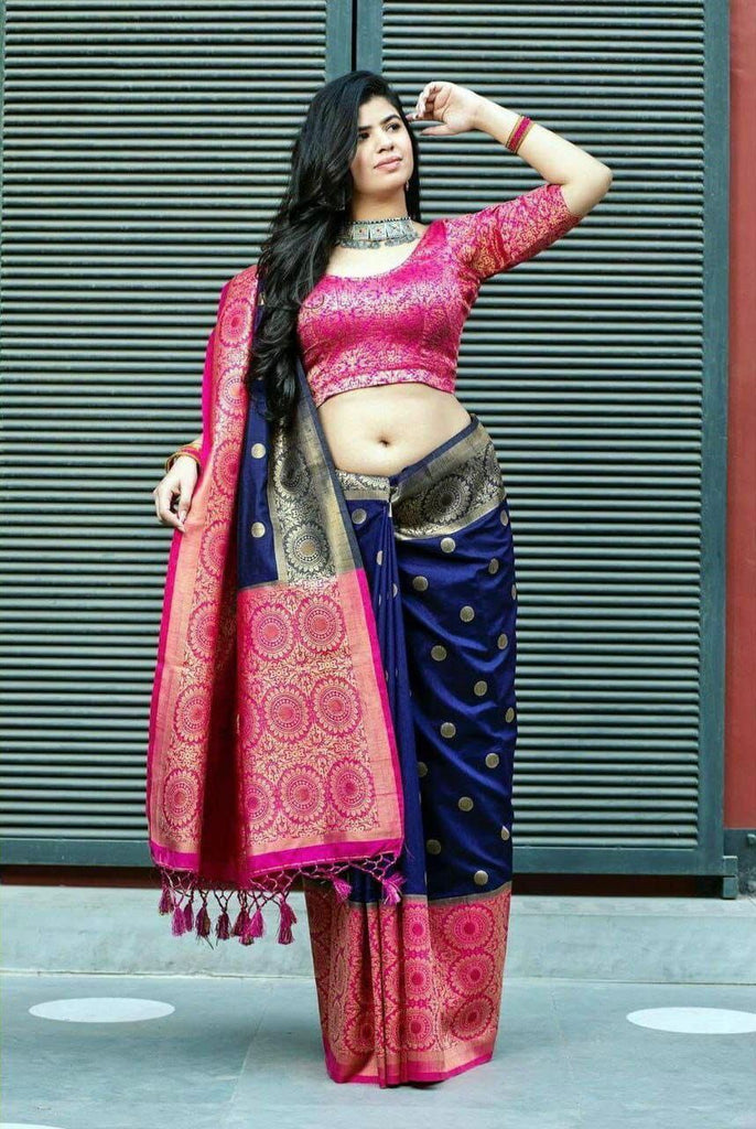 Rich Pallu and Jacqured Work saree 088