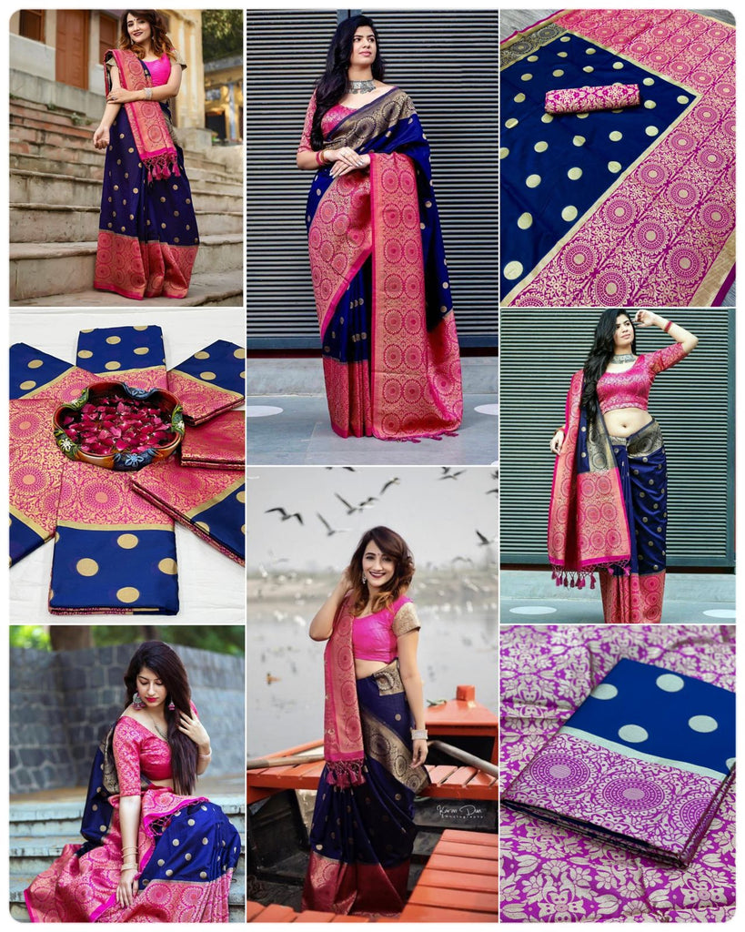 Rich Pallu and Jacqured Work saree 088