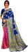 Litchi Banarasi silk with Antique Jari Half Half saree