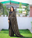 Georgette saree with 3MM sequence work with Sattin Patti