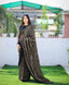 Georgette saree with 3MM sequence work with Sattin Patti