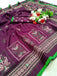 Srushti Linen Jute Silk with Mirror Work