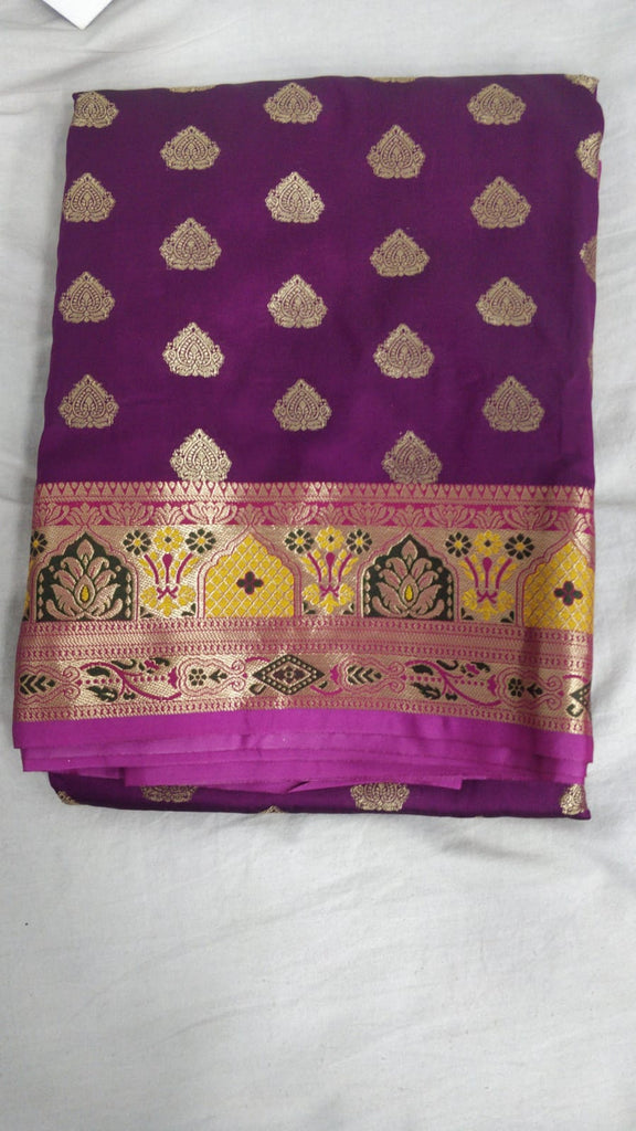 Minakari Silk with Jacquard work