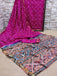 Ajarakh Tafetta Silk Bandhani Saree