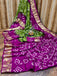 Pavitra Art Silk Bandhani Saree